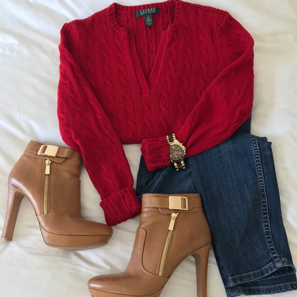 Lauren by Ralph Lauren Cable Knit Sweater - Picture 2 of 3